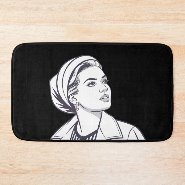 Item preview, Shirin David – Classic Monochrome Pop Art Portrait designed and sold by Har-vee.