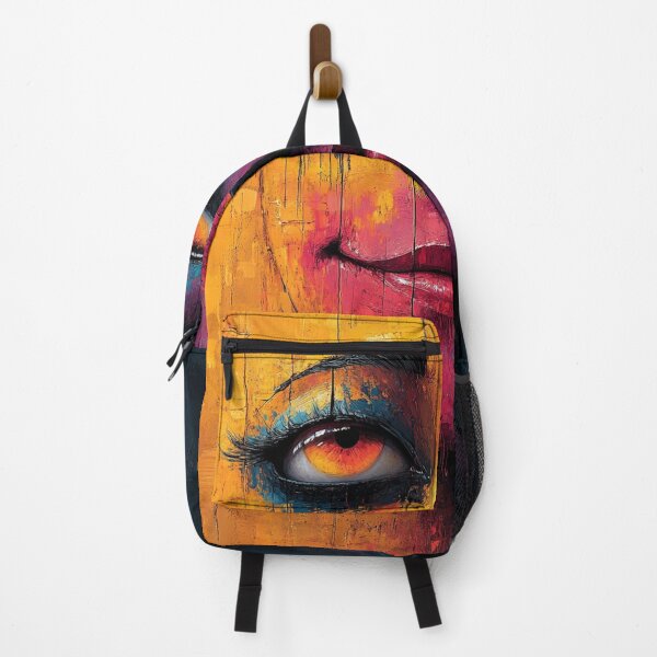 Item preview, Split Emotions Abstract Clown Face designed and sold by AITuneSphere.