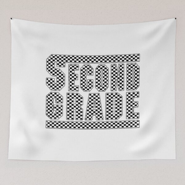 Item preview, Second Grade Checkerboard – Back to School Design designed and sold by Har-vee.