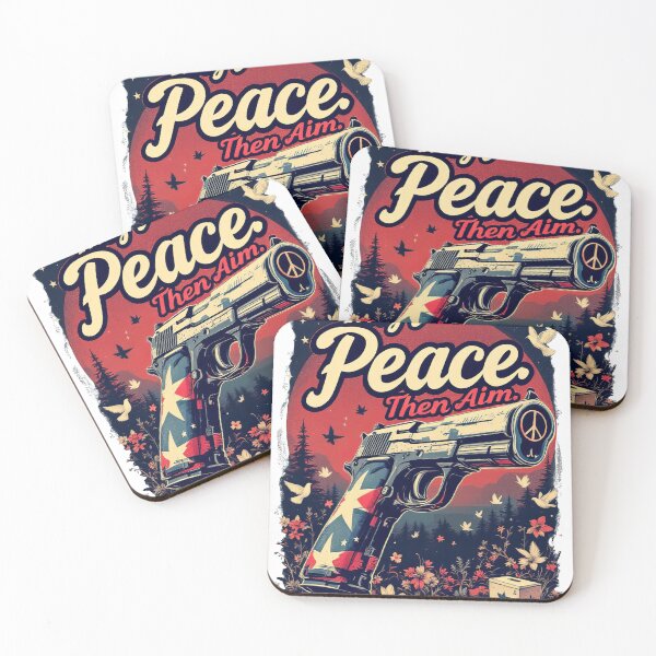 Item preview, There is a poster with a gun and a box in the background designed and sold by cafegrafis.