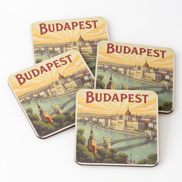 Item preview, Budapest Dreams — Sunlit Parliament Travel Illustration designed and sold by kacperartdesign.