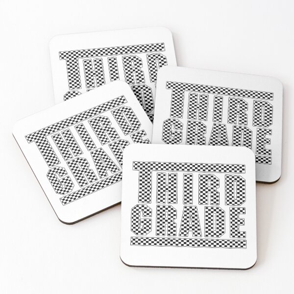 Item preview, Third Grade Checkerboard – Back to School Design designed and sold by Har-vee.