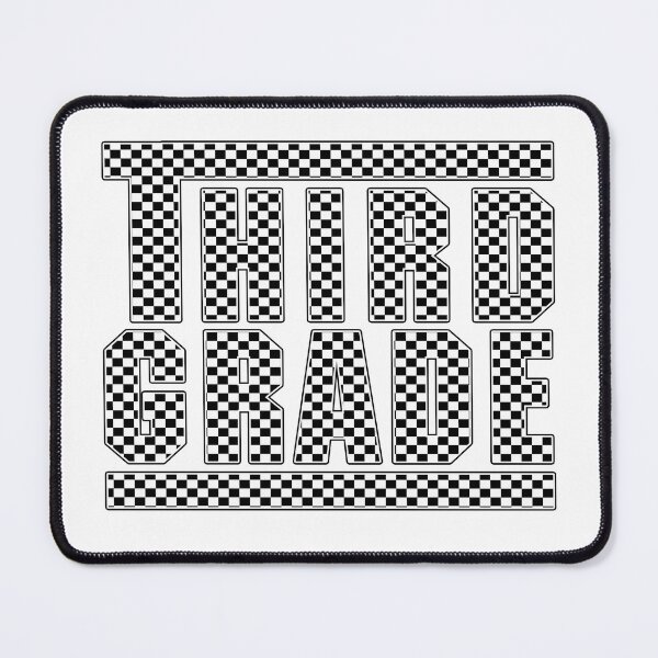 Item preview, Third Grade Checkerboard – Back to School Design designed and sold by Har-vee.