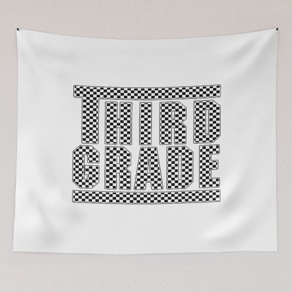 Item preview, Third Grade Checkerboard – Back to School Design designed and sold by Har-vee.