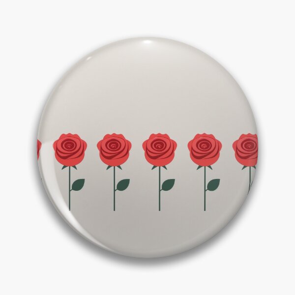 Item preview, Row of Red Roses – Minimal Floral designed and sold by 0606PM.