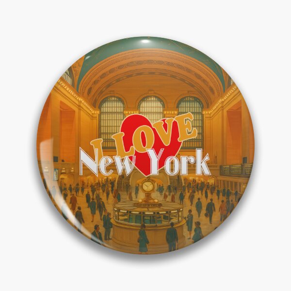 Item preview, Greetings from NEW YORK CITY - GRAND CENTRAL STATION - Retro Vintage Design designed and sold by Earth Celebration Designs.