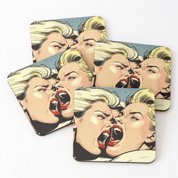 Item preview, 1960s Besties, Friends and Lovers Pop Art Parody designed and sold by NickWhittleArt.