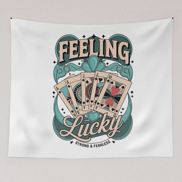 Item preview, Feeling Lucky Western Retro Playing Card Cowgirl designed and sold by Jcat7.