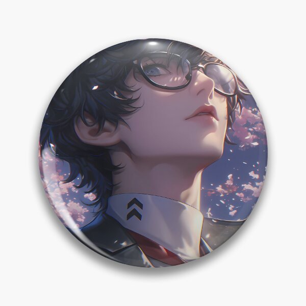 Item preview, Ren Amamiya Persona 5 Game Anime Cherry Blossom Elegance designed and sold by earlobejerk.