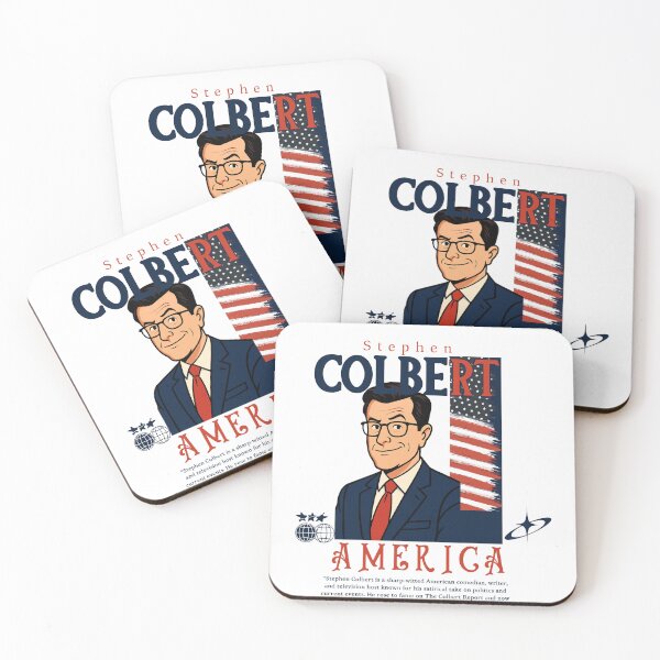 Item preview, Stephen Colbert T-Shirt Design – Satire Icon designed and sold by LunaLoop.