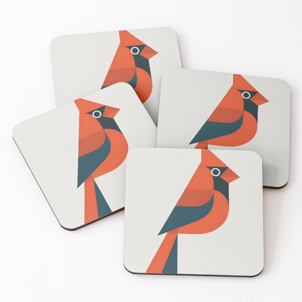 Item preview, Vibrant Cardinal Bird Illustration designed and sold by AdibaArt.