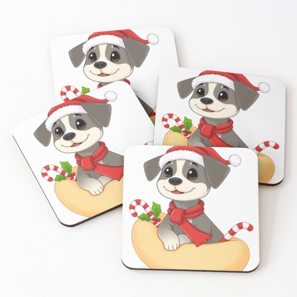 Item preview, Festive Dog Bun – Funny Holiday Hot Dog Dog designed and sold by cats-dogs1.