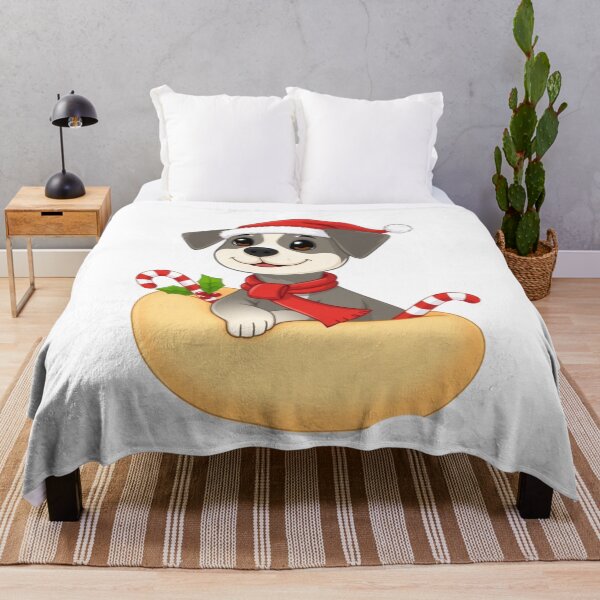 Item preview, Festive Dog Bun – Funny Holiday Hot Dog Dog designed and sold by cats-dogs1.