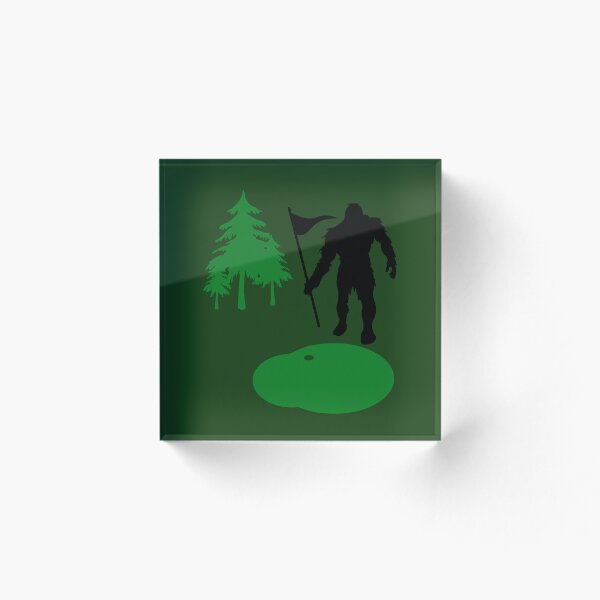 Item preview, Sasquatch on the Green – Bigfoot’s Secret Swing designed and sold by donwillisjrart.
