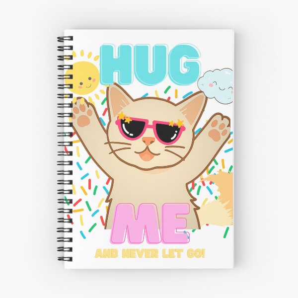 Item preview, "Hug Me – Cute Cat with Sunglasses and Sunshine Vibes" designed and sold by KENGMODE.