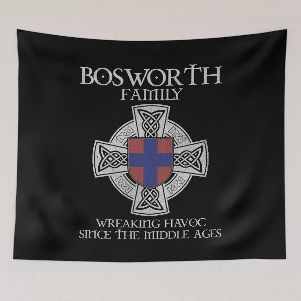Item preview, Bosworth Family Crest – Medieval Heritage Emblem for Ancestry Lovers & Vintage Style Fans designed and sold by 9X FR.
