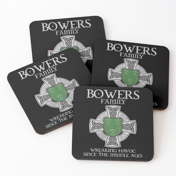 Item preview, Bowers Family Crest – Medieval Heritage Emblem for Ancestry Lovers & Vintage Style Fans designed and sold by 9X FR.