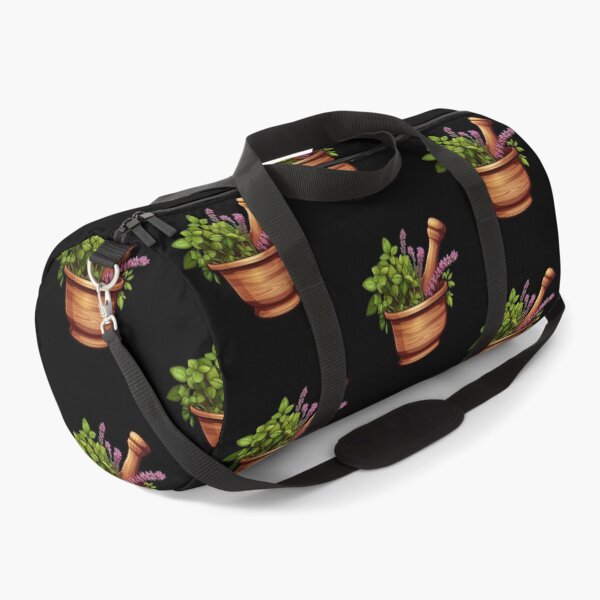 Item preview, Mortar With Basil Gifts For Herbalist designed and sold by ShadowOfNature.
