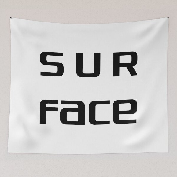 Aperçu de l'œuvre SUR FACE – Design minimaliste moderne et élégant, unique créée et vendue par villacreativa.