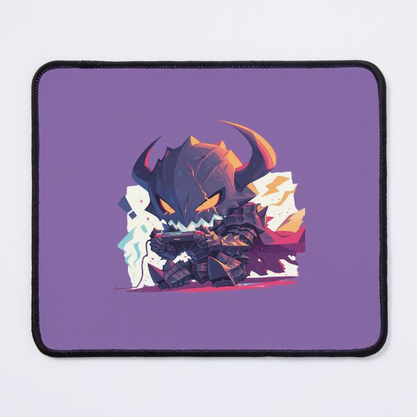 Item preview, Skull Knight Berserk Chibi Gaming Armor Dark Fantasy Anime designed and sold by earlobejerk.