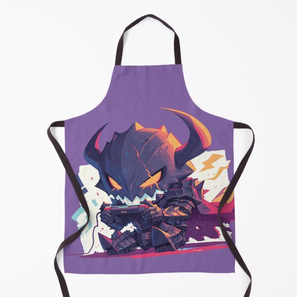 Item preview, Skull Knight Berserk Chibi Gaming Armor Dark Fantasy Anime designed and sold by earlobejerk.