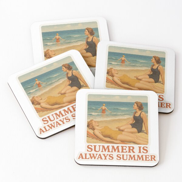 Item preview, Retro Beach Summer Vibes – Vintage "Summer Is Always Summer" Design designed and sold by ilkami.