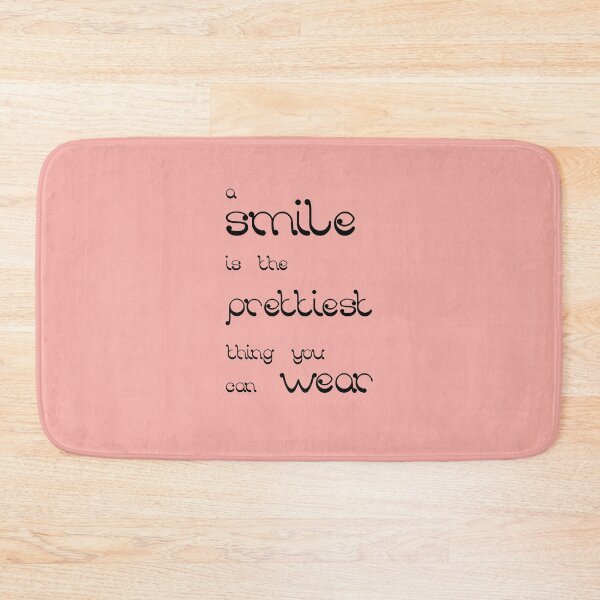 Item preview, A smile is the prettiest thing you can wear designed and sold by kissablecrafts.
