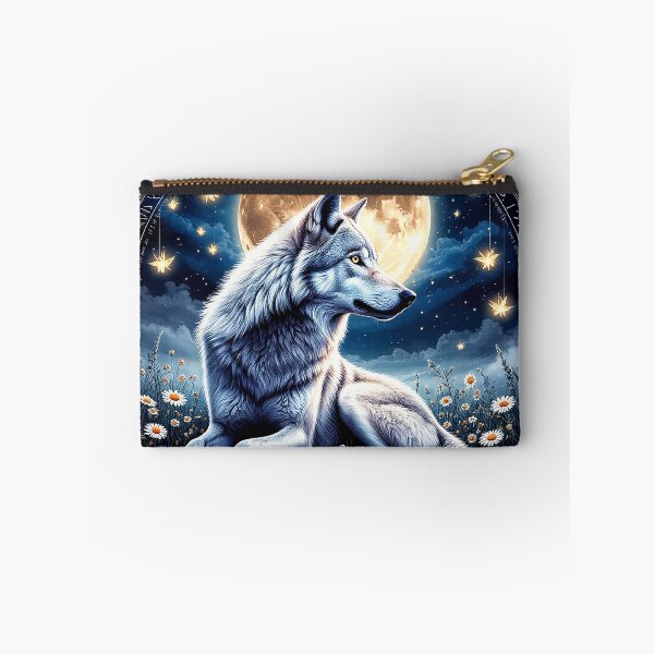 Item preview, Moonlit She-Wolf in Enchanted Meadow designed and sold by AmetistLight.