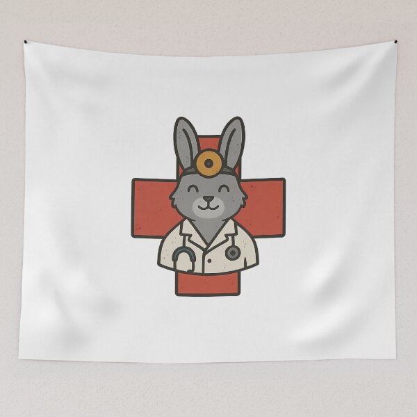 Item preview, Doctor Bunny On Call designed and sold by Elfyau.