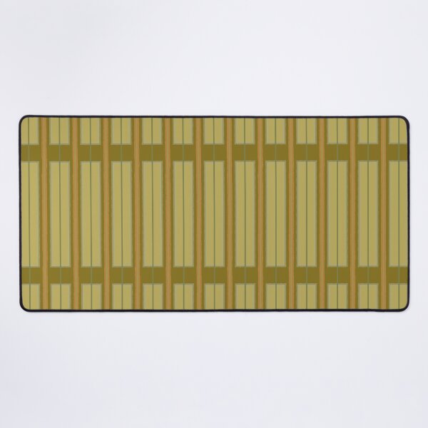 Item preview, Minimalist Geo Box Striped Geometric Pattern in Vintage Olive Green and Orange designed and sold by kierkegaard.