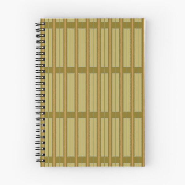 Item preview, Minimalist Geo Box Striped Geometric Pattern in Vintage Olive Green and Orange designed and sold by kierkegaard.