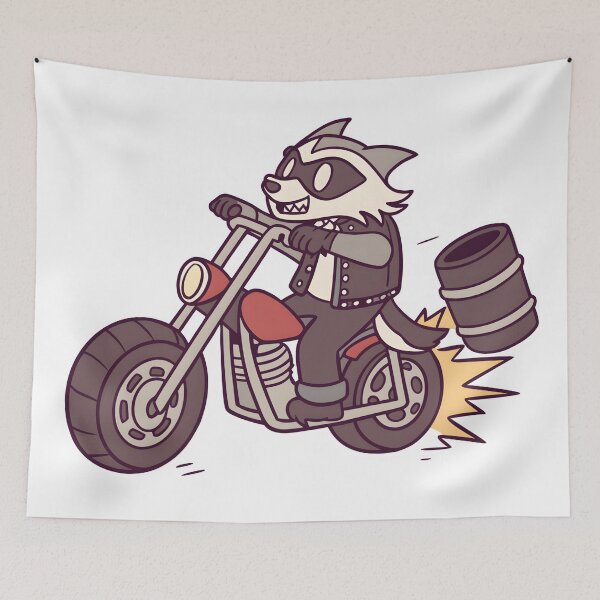 Item preview, Rocket Raccoon Rider designed and sold by Fadi Alyaldani.