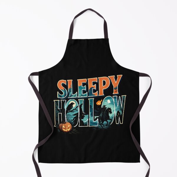 Item preview, Sleepy Hollow - Haunted Forest, Headless Horseman & Gothic Typography Art designed and sold by Myra365Art.