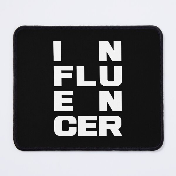 Item preview, IN FLU EN CER – Modern Typographic Statement, Unique designed and sold by villacreativa.