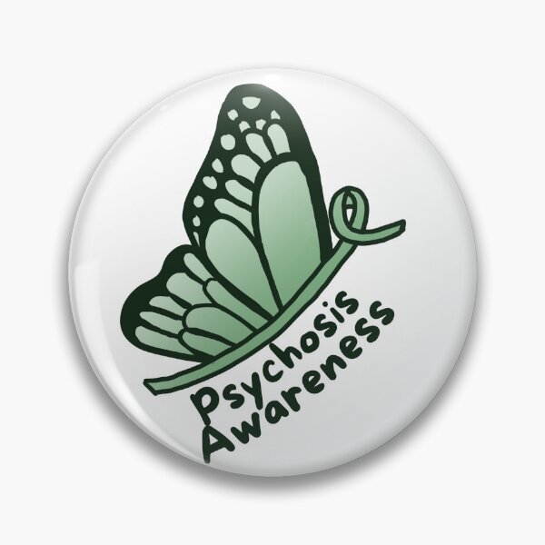 Item preview, Psychosis awareness butterfly | schizophrenia | mental health  designed and sold by NeurodiverseTea.