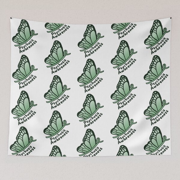 Item preview, Psychosis awareness butterfly | schizophrenia | mental health  designed and sold by NeurodiverseTea.