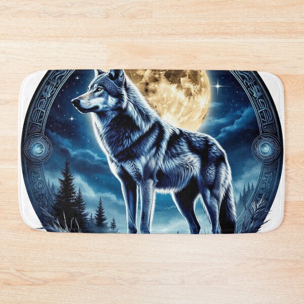 Item preview, Lunar Guardian Wolf in Celtic Circle designed and sold by AmetistLight.