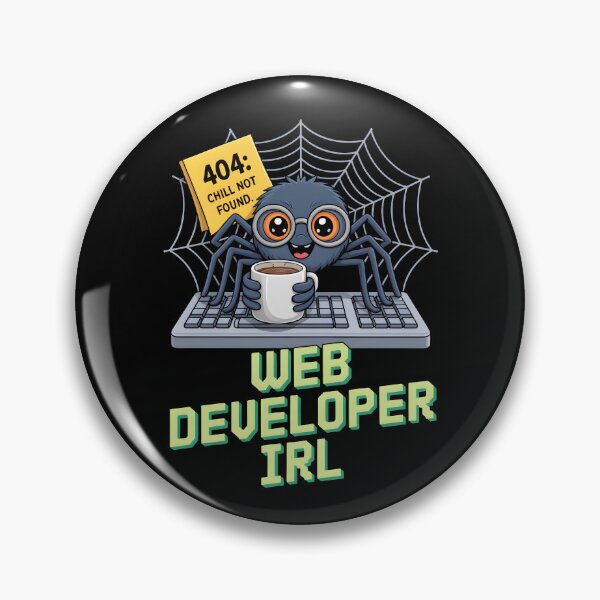 Item preview, Web Developer IRL – Funny Spider Coding Design designed and sold by LaLi-Designs.