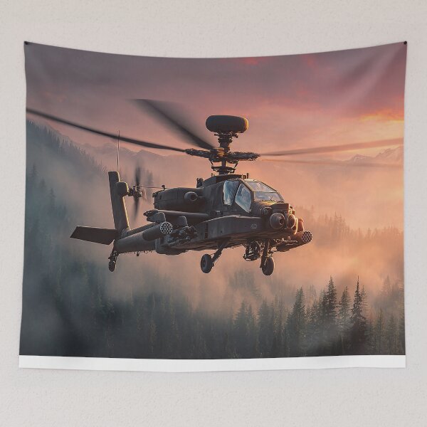 Item preview, Golden Hour Apache designed and sold by Skyframe Aviation.