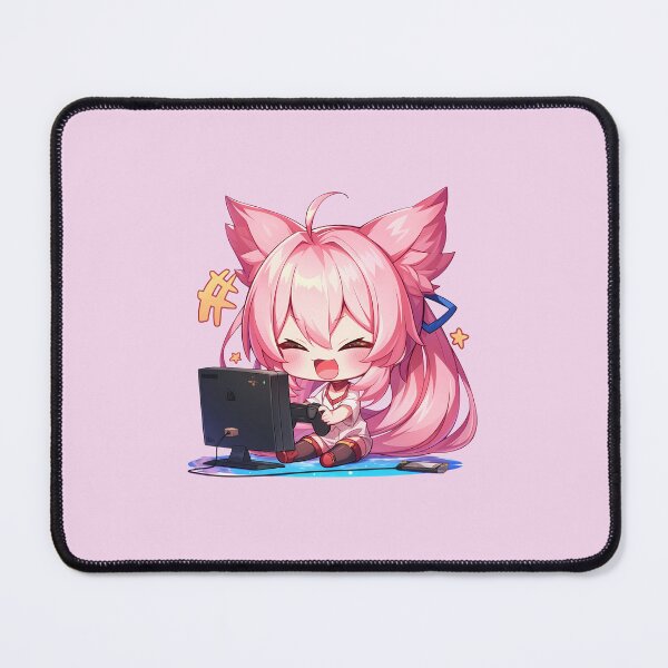 Item preview, Blazblue Girl Kokonoe BlazBlue Chibi Gaming Controller Cat Ears Cute Game designed and sold by earlobejerk.