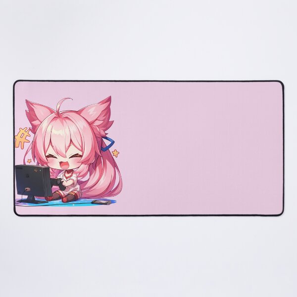 Item preview, Blazblue Girl Kokonoe BlazBlue Chibi Gaming Controller Cat Ears Cute Game designed and sold by earlobejerk.