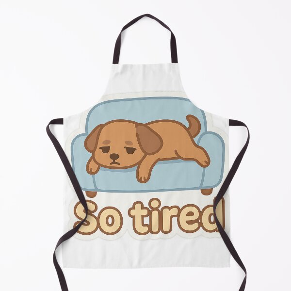 Item preview, So Tired – Cute Sleepy Dog on Couch Funny Design designed and sold by ilkami.