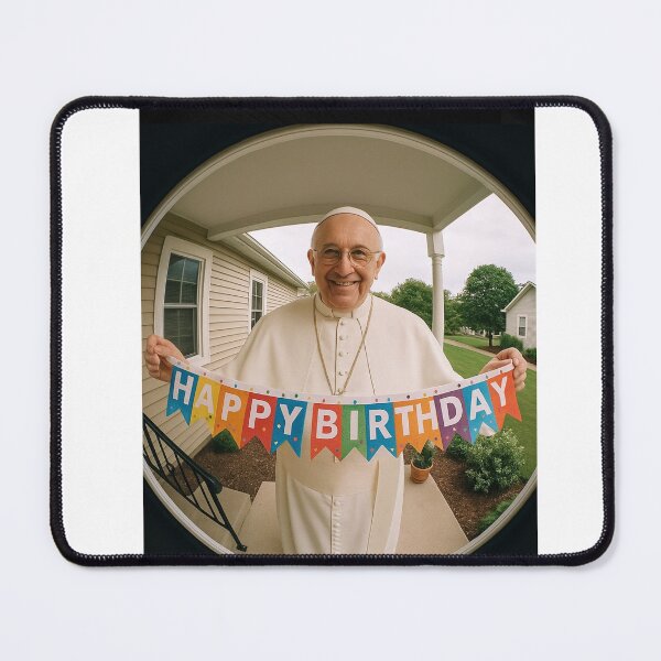 Item preview, Pope Francis birthday funny prank meme gift weird designed and sold by CheeseBlueprint.