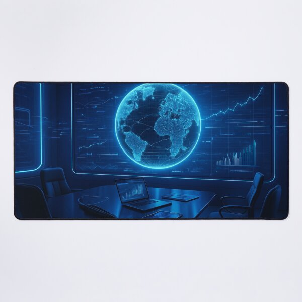 Item preview, Data visions in dark blue designed and sold by Sigtrix.