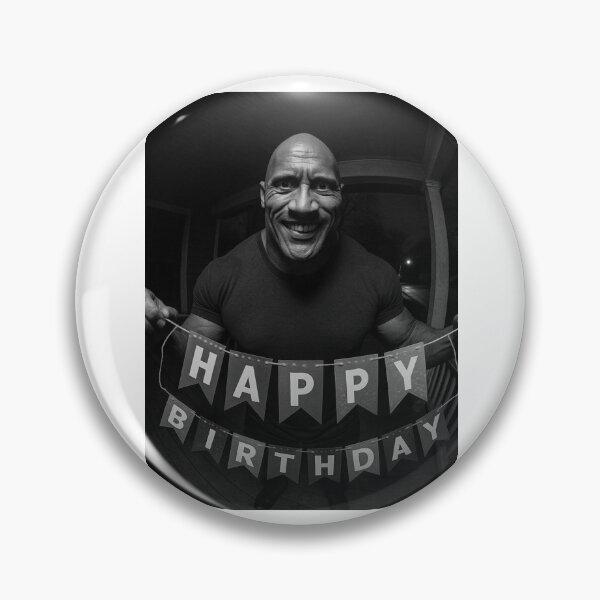 Item preview, Rock Dwayne Johnson birthday gift funny satire parody designed and sold by CheeseBlueprint.