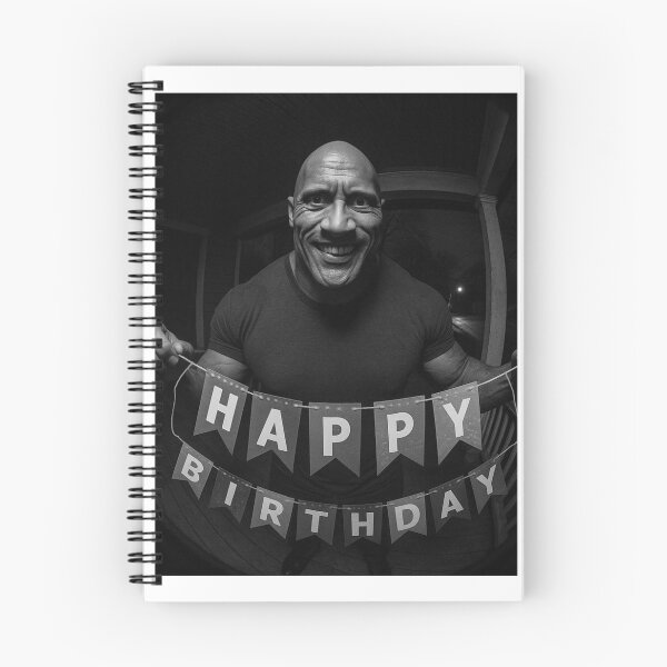 Item preview, Rock Dwayne Johnson birthday gift funny satire parody designed and sold by CheeseBlueprint.