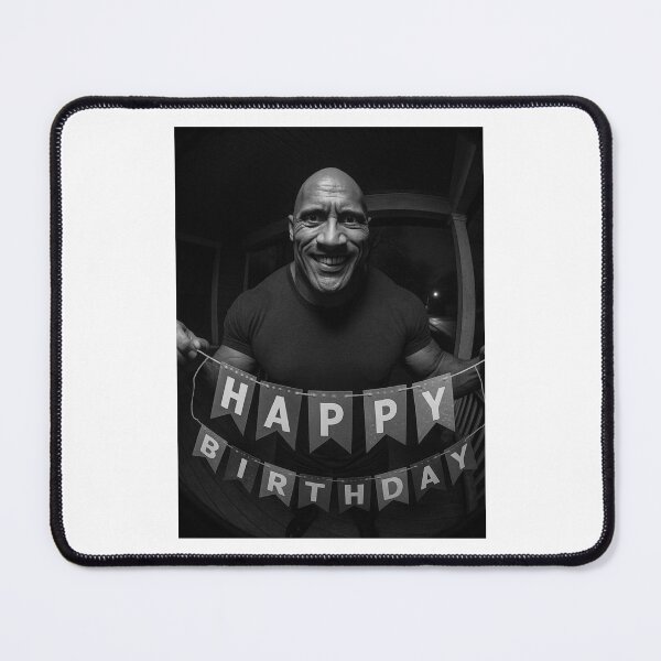 Item preview, Rock Dwayne Johnson birthday gift funny satire parody designed and sold by CheeseBlueprint.