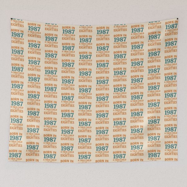 Item preview, Born in 1987 – A True Child of the Eighties designed and sold by TheWonkyEaselCo.