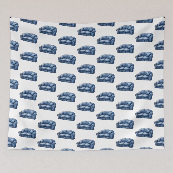 Item preview, Navy Sofa Illustration designed and sold by New-School-Wave.