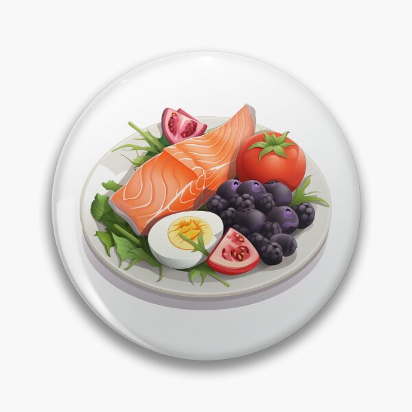 Item preview, Gourmet Salmon Plate Art designed and sold by New-School-Wave.